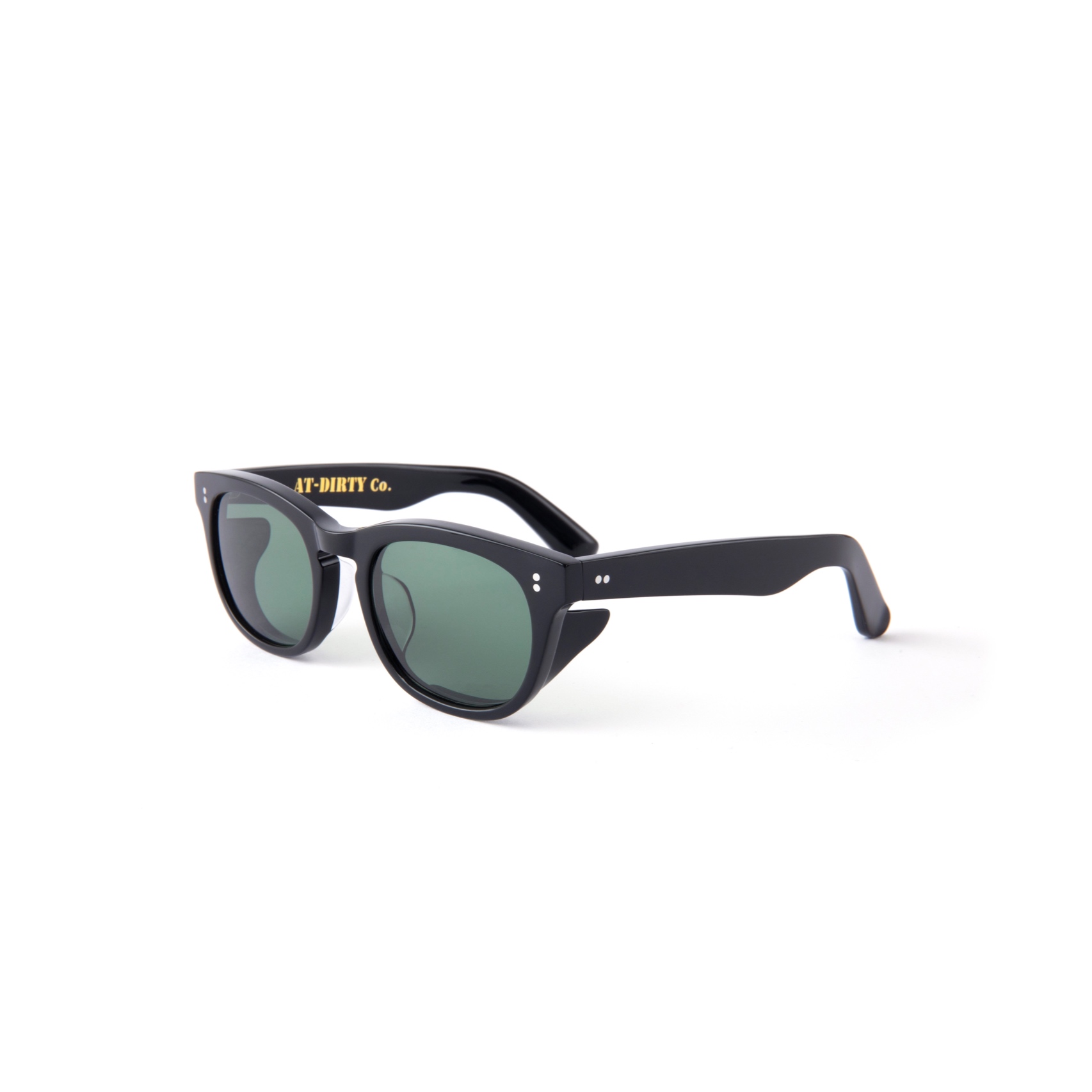 NO name! ONLINE STORE / AT-DIRTY/WINDY GLASSES (BLACK×D.GREEN)